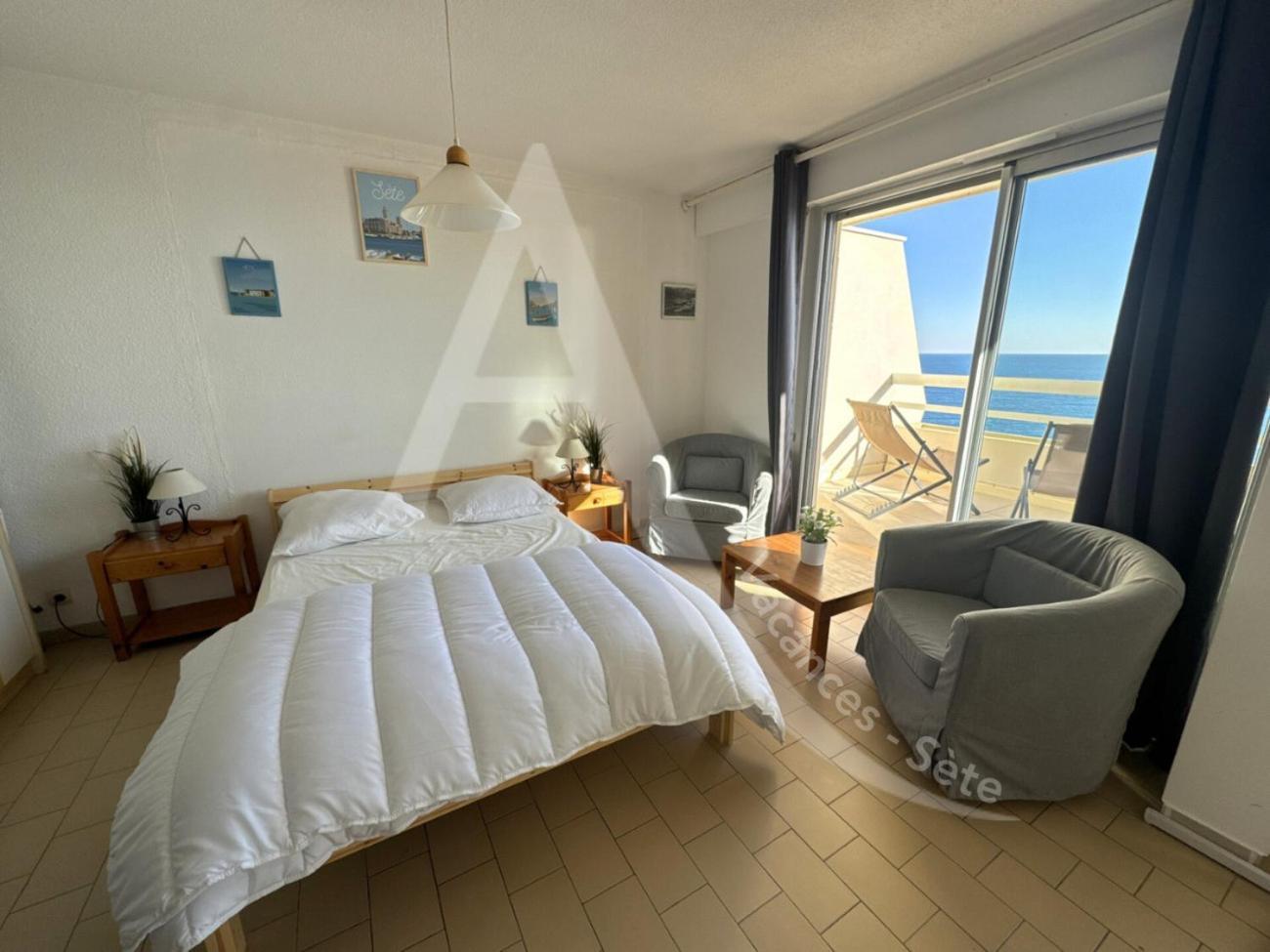 40 M², 1Ere Ligne Mer, Dernier Etage Avec Ascenseur Sète Exteriör bild