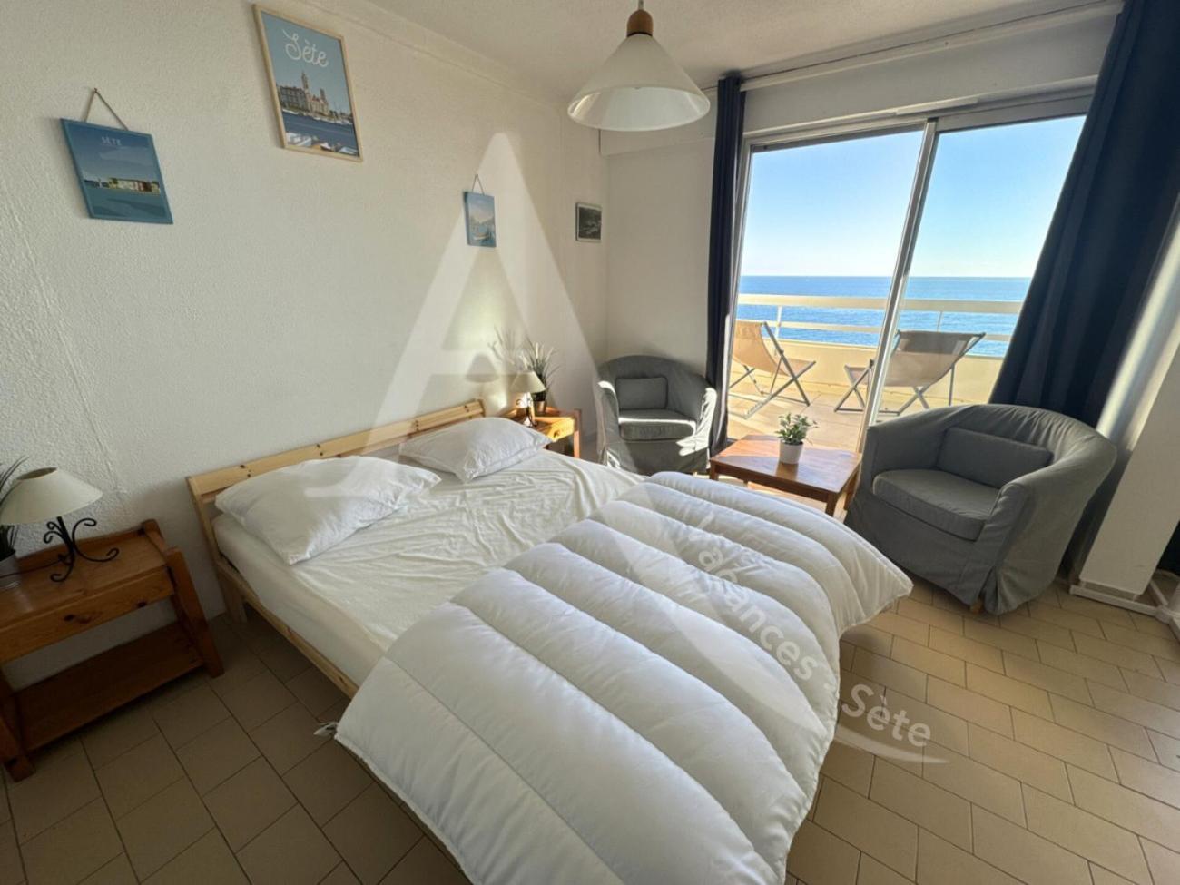 40 M², 1Ere Ligne Mer, Dernier Etage Avec Ascenseur Sète Exteriör bild