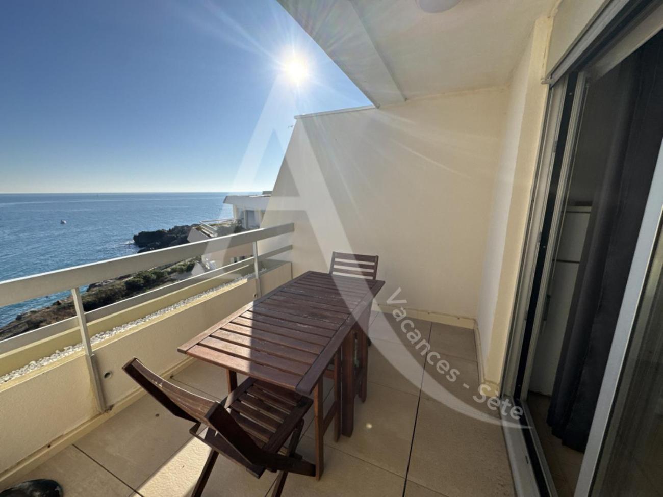 40 M², 1Ere Ligne Mer, Dernier Etage Avec Ascenseur Sète Exteriör bild
