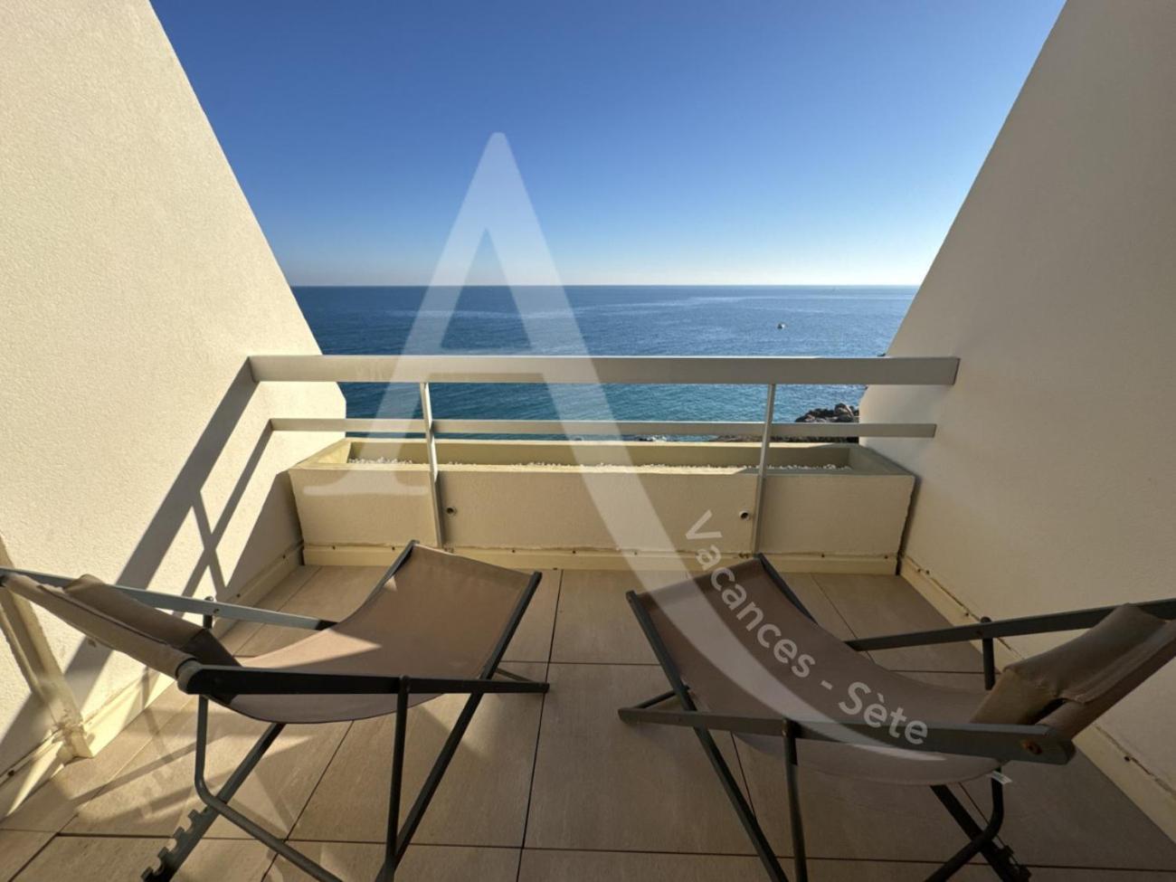 40 M², 1Ere Ligne Mer, Dernier Etage Avec Ascenseur Sète Exteriör bild